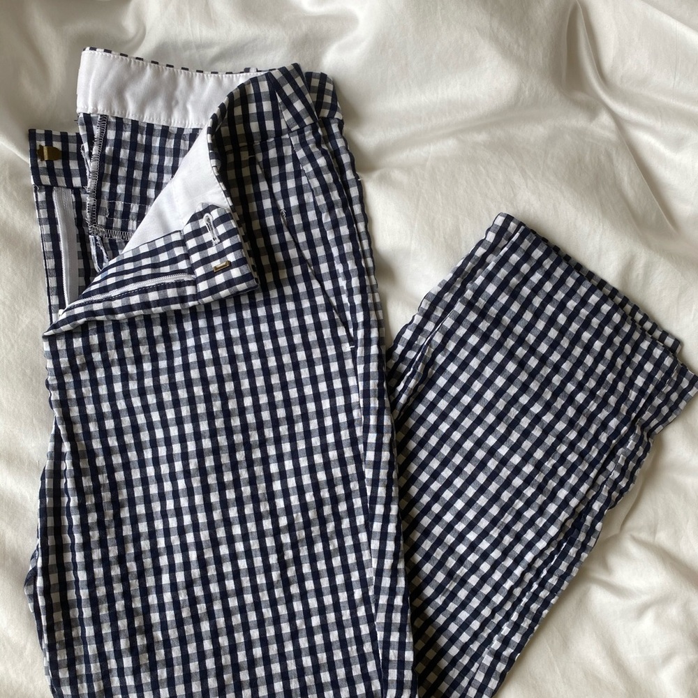J Crew Gingham Pants